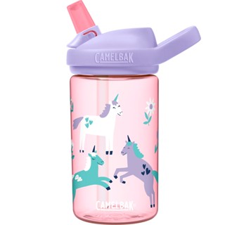 《贈防塵蓋~》 美國 CAMELBAK 400ml eddy+ kids兒童吸管運動水瓶RENEW 獨角獸花卉