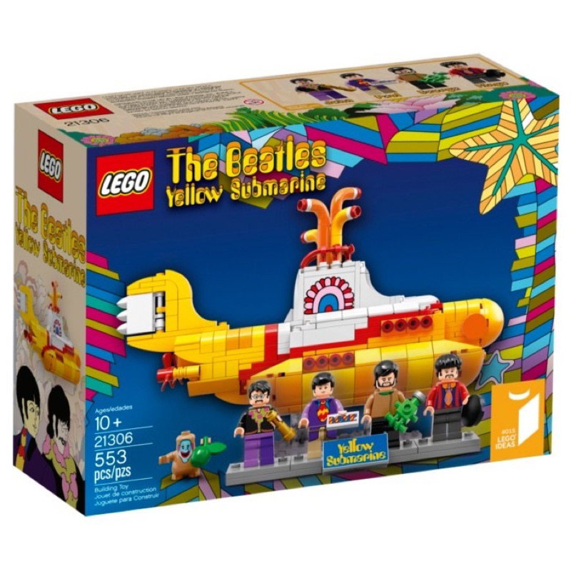 Lego 樂高 21306 Ideas 系列 披頭四 Yellow Submarine 黃色潛水艇 好盒