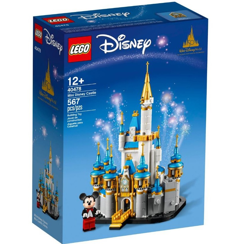 【夢想站】現貨 樂高 LEGO 40478 迷你迪士尼城堡 迪士尼系列 40478 迪士尼城堡 全新 樂高正版