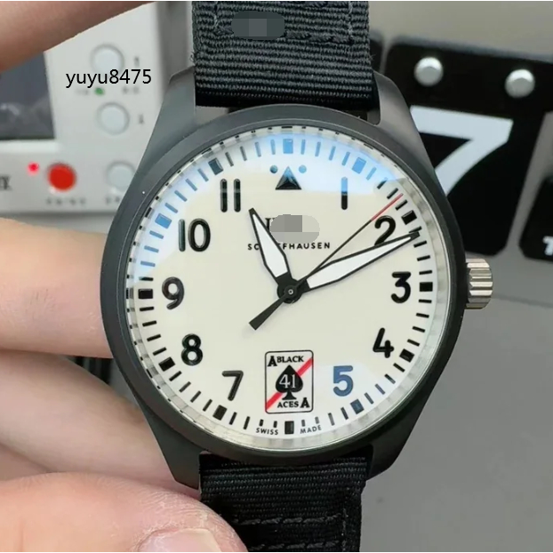 M+廠飛行員陶瓷41mm黑桃A9039機芯 實拍運動男士手錶防水計時全自動上鏈機芯手錶男腕錶高端腕錶
