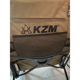 二手近全新KAZMI KZM 沙色 木手把 四段可調 大川椅 折疊椅 摺疊椅 露營椅 露營