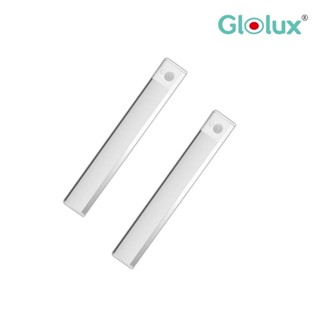 Glolux L型USB智慧感應燈 40公分 白黃光二合一可切換 2入組