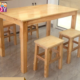 【熱銷】 實木餐桌飯桌書桌橡木桌子餐廳餐廳長方正方餐桌