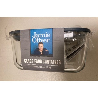 (全新）奧利佛Jamie Oliver 方形耐熱玻璃保鮮盒800ML (全聯）