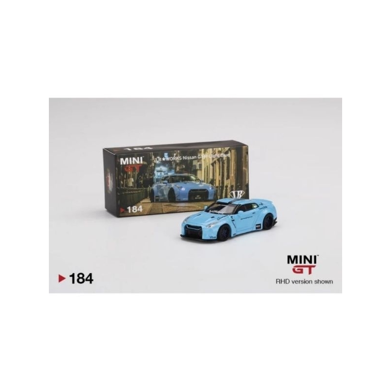 Mini GT 184 LB*WORKS Nissan GT-R R35澳門限定版絕版附保護膠盒