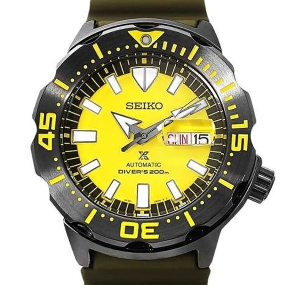 精工 SEIKO PROSPEX Yellow Monster SRPF35K1 免運 現貨 自動機械 原廠保證書 盒子