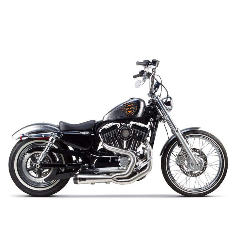 哈雷Harley-Davidson 復古廠徽設計車貼油箱改裝精品883 48 1200 拉線美式手繪代表色廣告招牌擺設