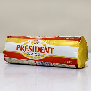 【肥麥莉】PRESIDENT 總統 無鹽奶油條 無鹽奶油塊 500G 總統牌 奶油
