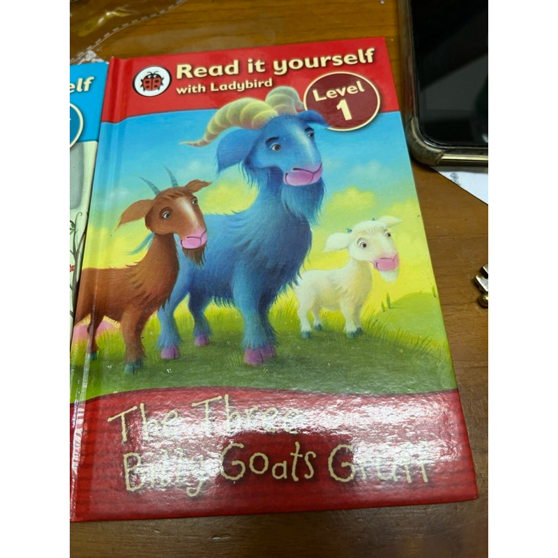 The Three Billy Goats Gruff精裝本read it with yourself
