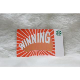 星巴克 STARBUCKS 美國 2017 6153 WINNING 紙卡 星巴克卡 隨行卡 儲值卡 收集