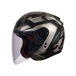 【SOL Helmets】SO-7E開放式安全帽 (星幕 消光黑/銀) ｜ SOL安全帽官方商城｜雙D釦／排齒釦