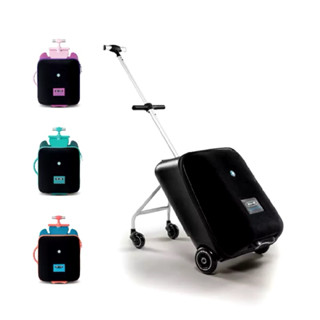 （保固二年附發票）瑞士Micro Lazy Luggage旅行登機箱+兒童座位/行李箱/旅行箱