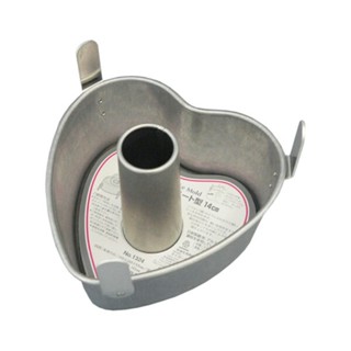 日本 CAKELAND 心形 心型 戚風 蛋糕模 14cm 可卸式模具 中空管設計 快速安全倒扣 JP CK1324