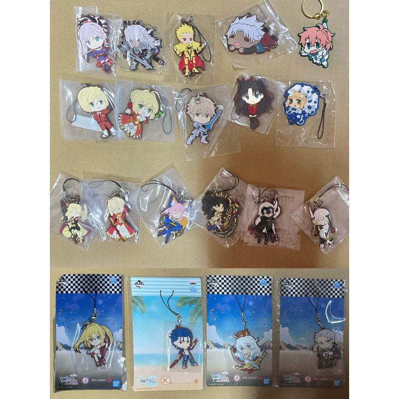 （日版 全新/中古）Fate 各角色軟膠吊飾分售 憨呆系列 一番賞小賞