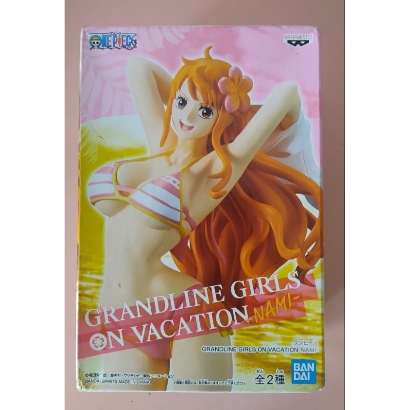 ［娃娃機商品］正版公仔 金證 GRANDLINE GIRLS B款 航海王 海賊王 假期 娜美 泳裝 比基尼泳衣