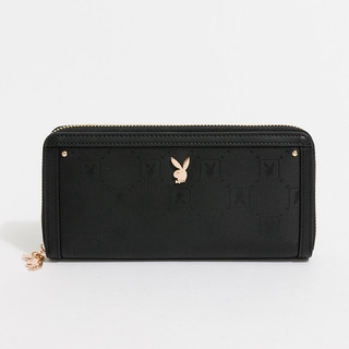 PLAYBOY - 拉鍊長夾 Brilliant系列 - 黑色/511-3124-09-3 $3080