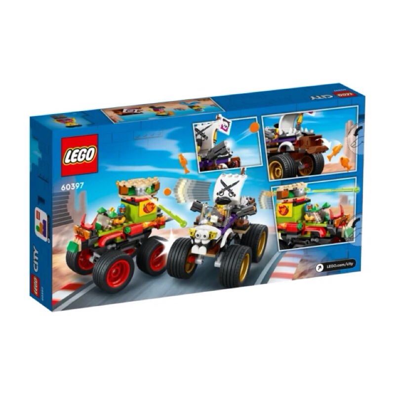 LEGO 樂高 城市系列 60397 怪獸卡車大賽(競速模型 交通工具)
