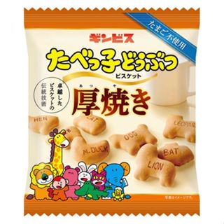 台灣現貨 日本 GINBIS 季節限定 金必氏加厚版動物牛奶餅乾 55g