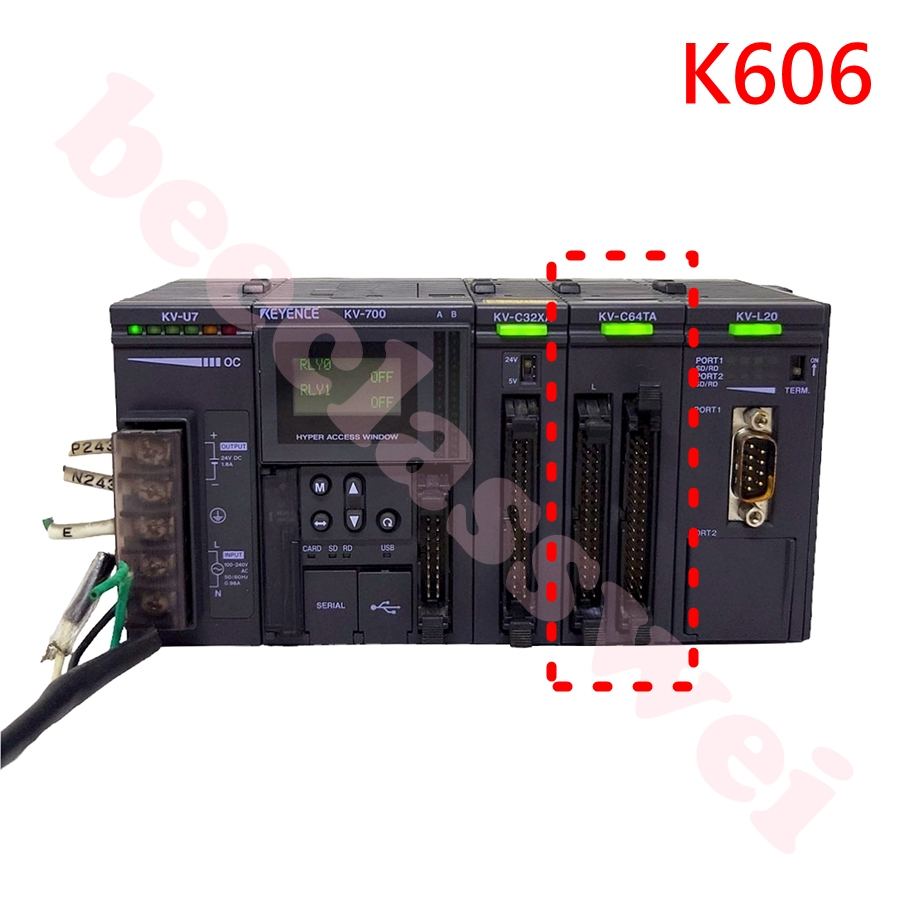 ✨可開統編 KV-C64TA OUTPUT MODULE 輸出模組 KEYENCE 基恩斯 PLC K606