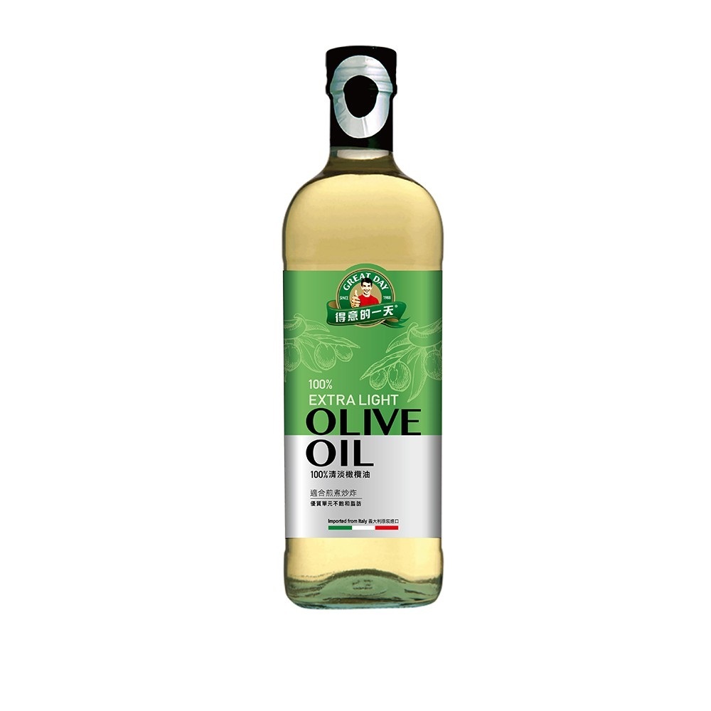 【蝦皮特選】得意的一天 清淡橄欖油 1L/瓶