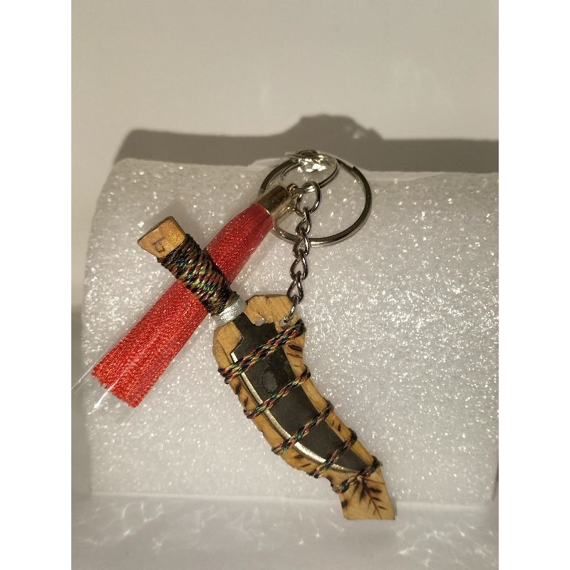 原住民勇士飾品/小山刀鑰匙圈吊飾(流蘇顏色隨機)