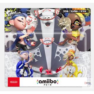 任天堂 amiibo 魚漿幫设置 [莎莎、曼曼、鬼福]（斯普拉遁系列)