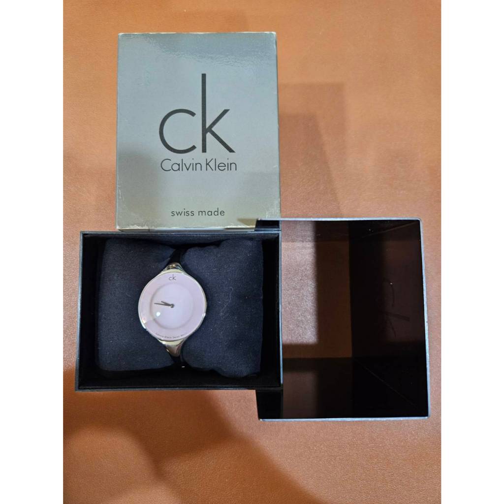 Calvin Klein 圓鏡面手環手錶 鏡面手錶 CK鏡面手錶 瑞士精品 瑞士錶 收藏款 （已絕版）
