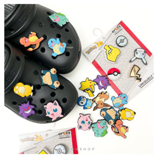 𝘼𝙍𝙊𝙉𝙎𝙃𝙊𝙋 ® crocs 配件 | Pokemon 寶可夢 官方 鞋釦 新款 洞洞鞋 皮卡丘 卡比獸 傑尼龜