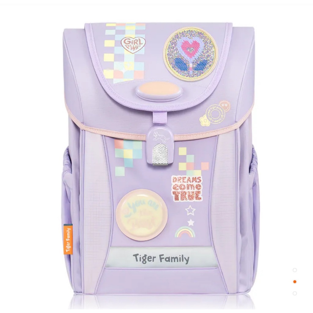安德特 批發團購 - Tiger Family 學院風守護海洋系列超輕量護脊書包Pro 2S - 柔美粉紫 兒童書包