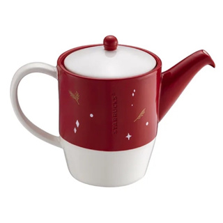 全新 現貨 Starbucks 星巴克 星光派對茶壶 茶壺 陶瓷 下午茶 花茶 花果茶