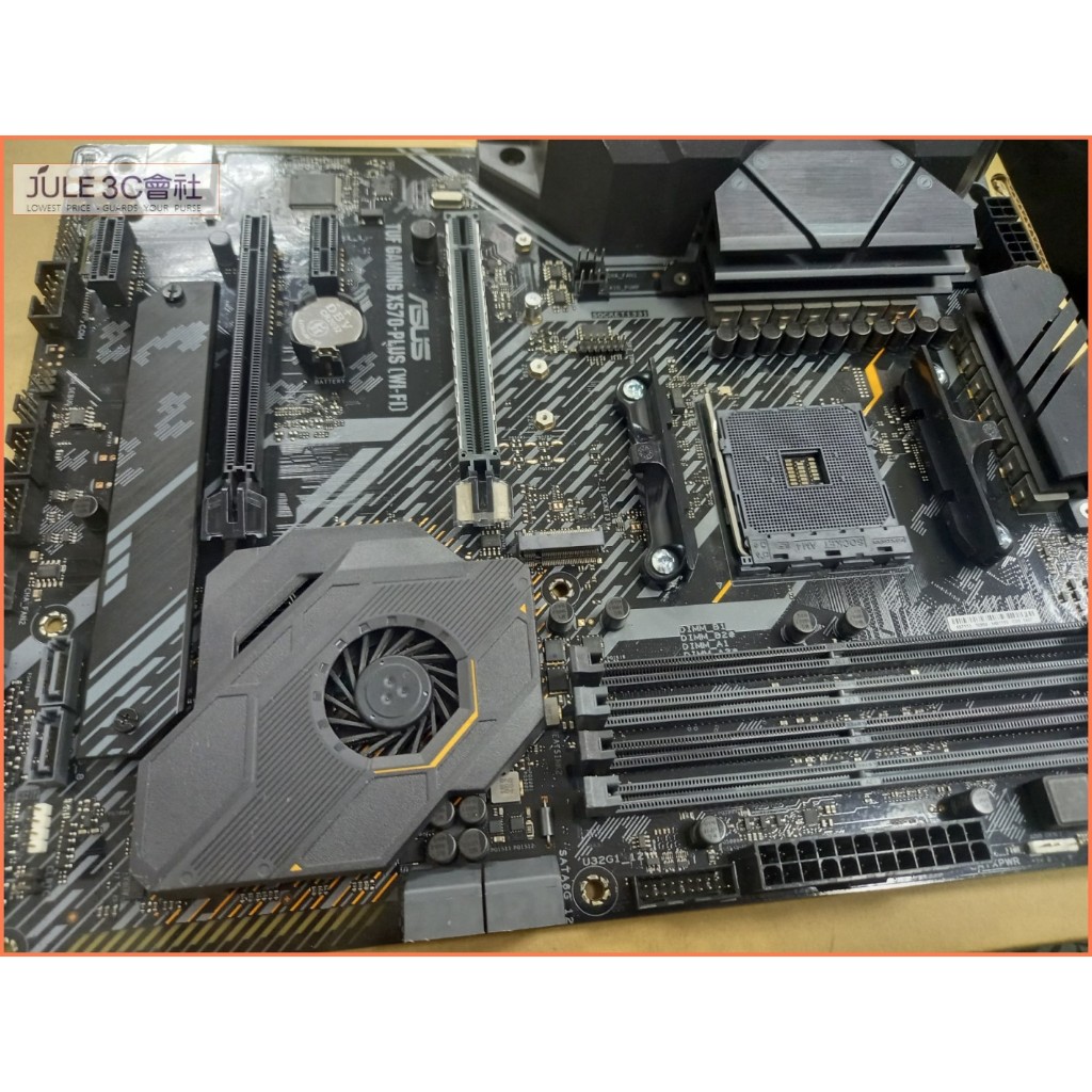 JULE 3C會社-華碩 TUF GAMING X570-PLUS (WI-FI) X570/保內/AM4 主機板