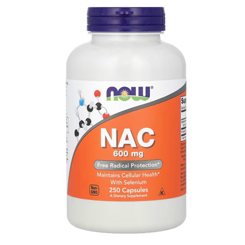 台灣現貨Now foods NAC （乙醯半胱氨酸）1000mg/600mg