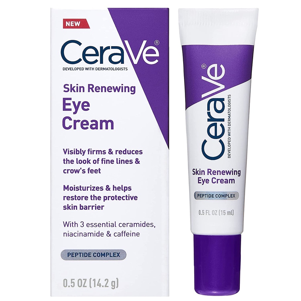美國代購 適樂膚CeraVe肌膚更新撫紋眼霜skin renewing eye cream