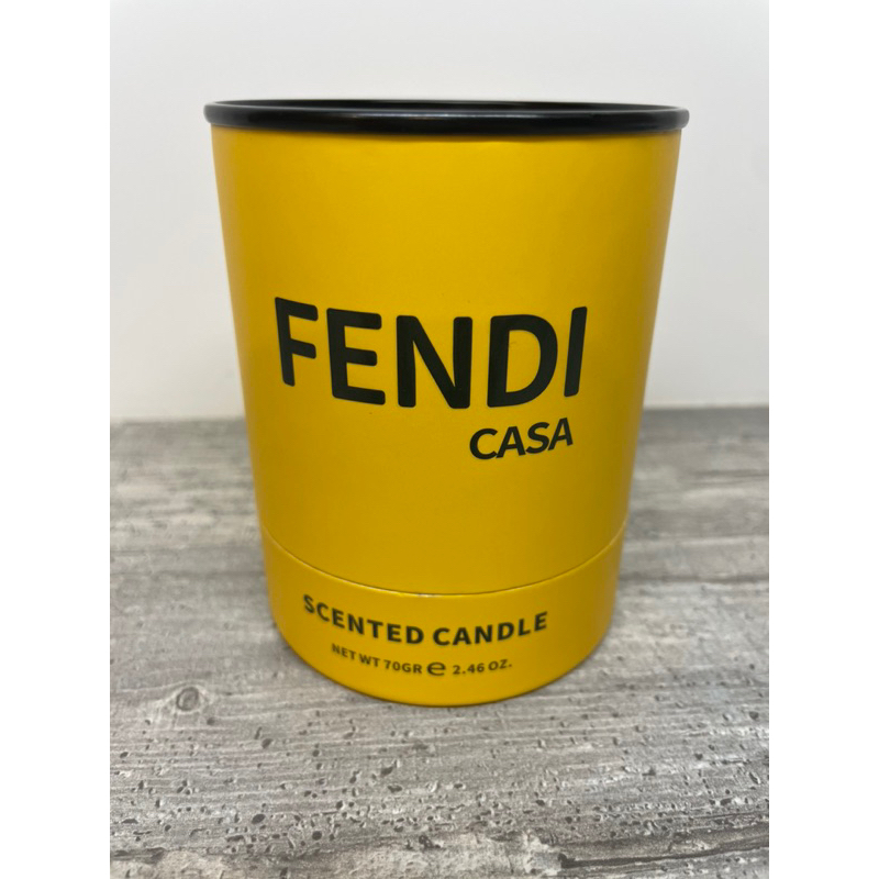 全新 FENDI CASA青檸羅勒經典香氛蠟燭 香氛香薰70g