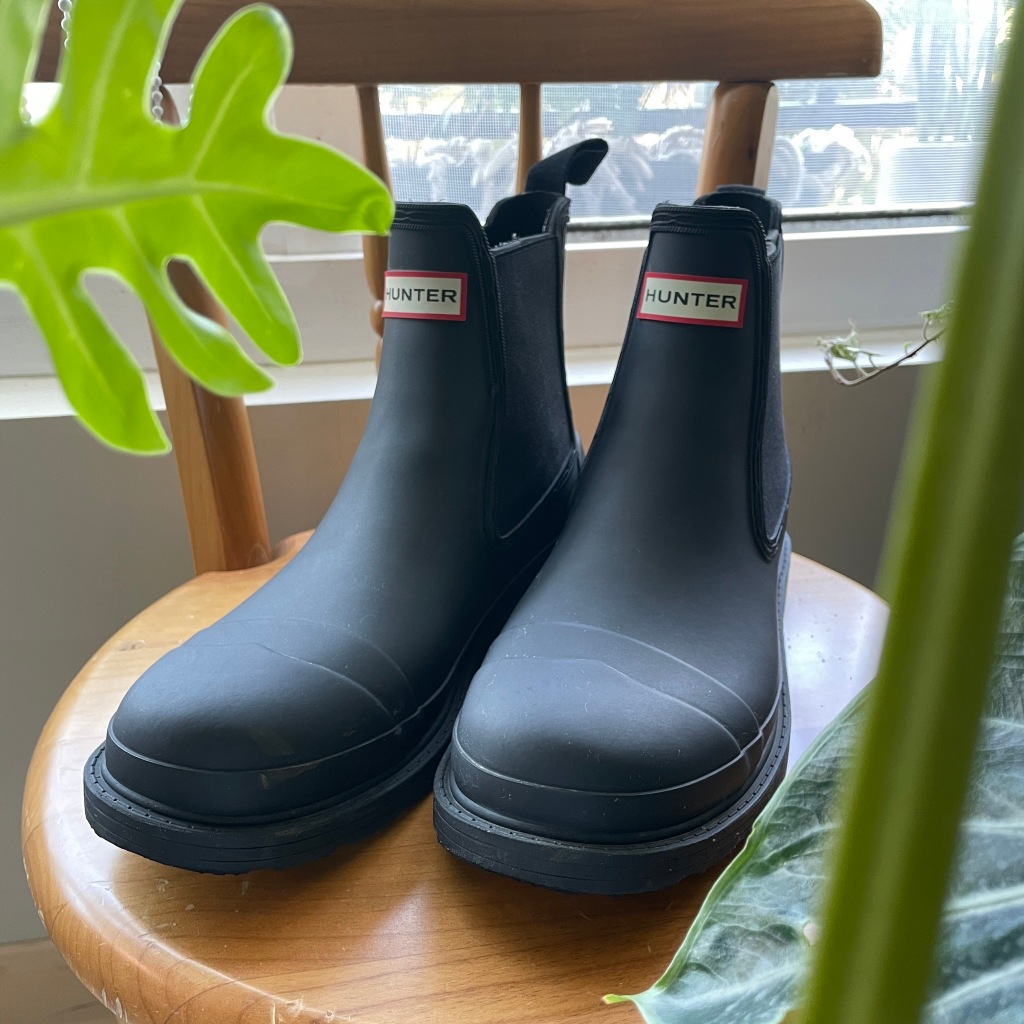[ HUNTER ] 切爾西霧面踝靴/雨鞋/雨靴/靴子/防水靴_(MFS9016RMAC)黑色(UK7)