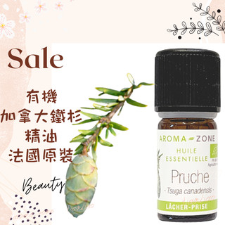 現貨 有機加拿大鐵杉精油 法國原裝 aromazone AROMA ZONE AZ Hemlock Oil 鐵杉精油
