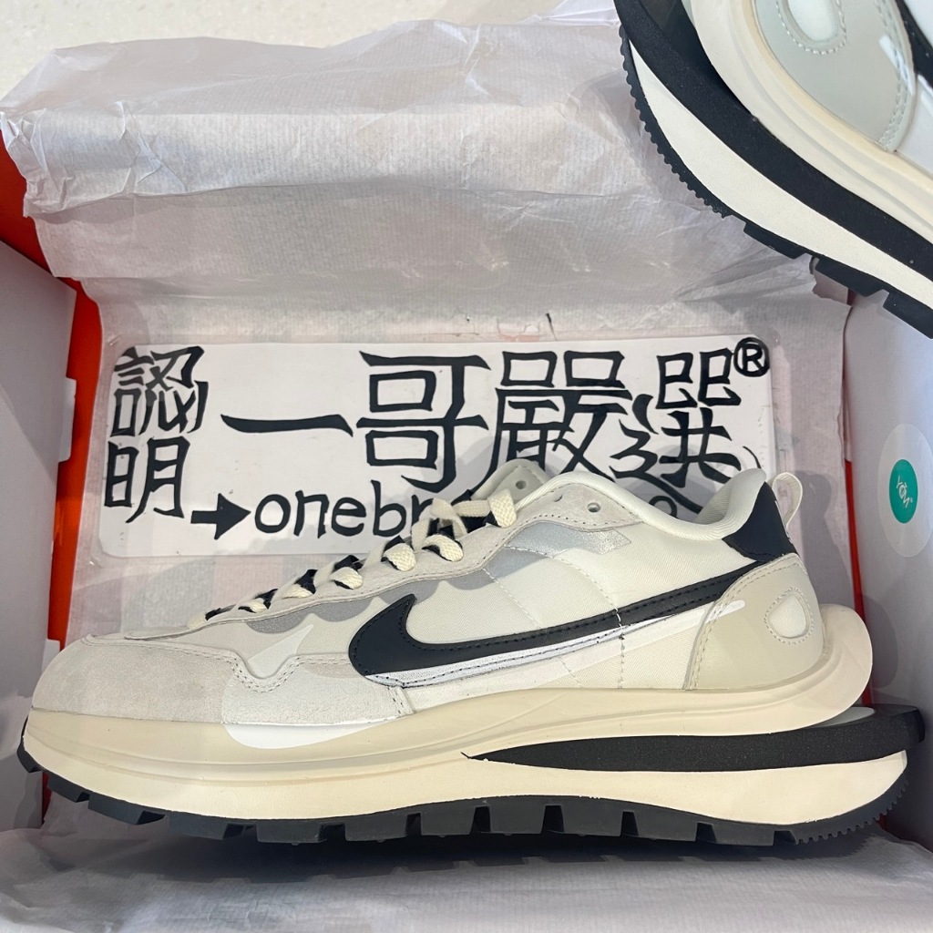 預購 2024 最新配色 一哥 Nike x Sacai vaporwaffle 解構 老爹 米白 黑勾 男女 哥迷