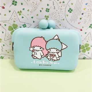 Little Twin Stars KiKi&LaLa 雙子星小天使~雙子星矽膠零錢包 共兩色