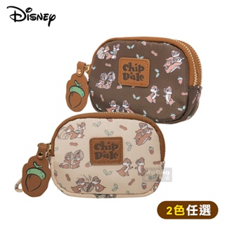 Disney 迪士尼 零錢包 奇奇蒂蒂 淘氣松果 雙層零錢包 花栗鼠 收納包 錢包 PTD23-D9-22 得意時袋