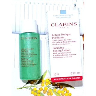克蘭詩 純淨化妝水 淨化🌱10ml🍑Clarins 阿爾卑斯純淨卸妝乳 潔顏乳 控油調理精華水 化妝水 試用 旅行瓶