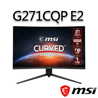 msi微星 G271CQP E2 27吋 曲面電競螢幕