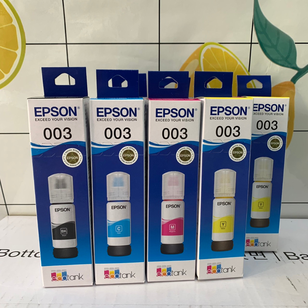 EPSON 003 原廠墨水 適用L1210/L3110/L3210/L3150/L3250/L5190/L5290