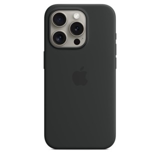 APPLE MagSafe 矽膠保護殼 iPhone15 Pro 6.1吋 黑色 (MT1A3FE/A)