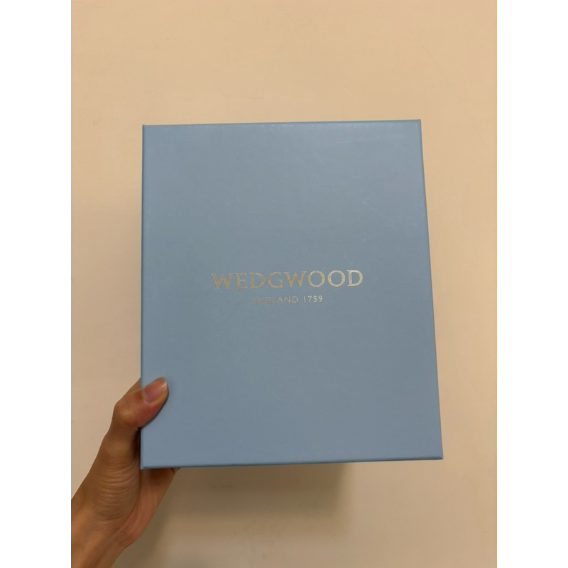 【WEDGWOOD🐶空盒+紙袋】WEDGWOOD 精美藍盒子+紙袋 紙盒 包裝盒 外盒 禮品盒 禮物盒 收納盒 硬紙盒