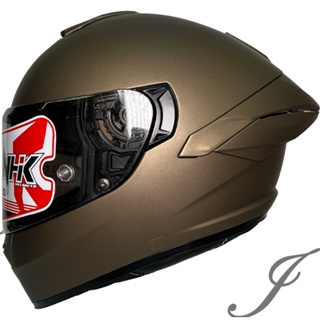NHK K5R 素色 消光古銅 全罩安全帽 超輕量 透氣