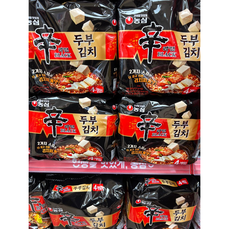 韓國🇰🇷境內版 農心頂級辛拉麵 豆腐泡菜味 一袋4入 韓國直送🇰🇷