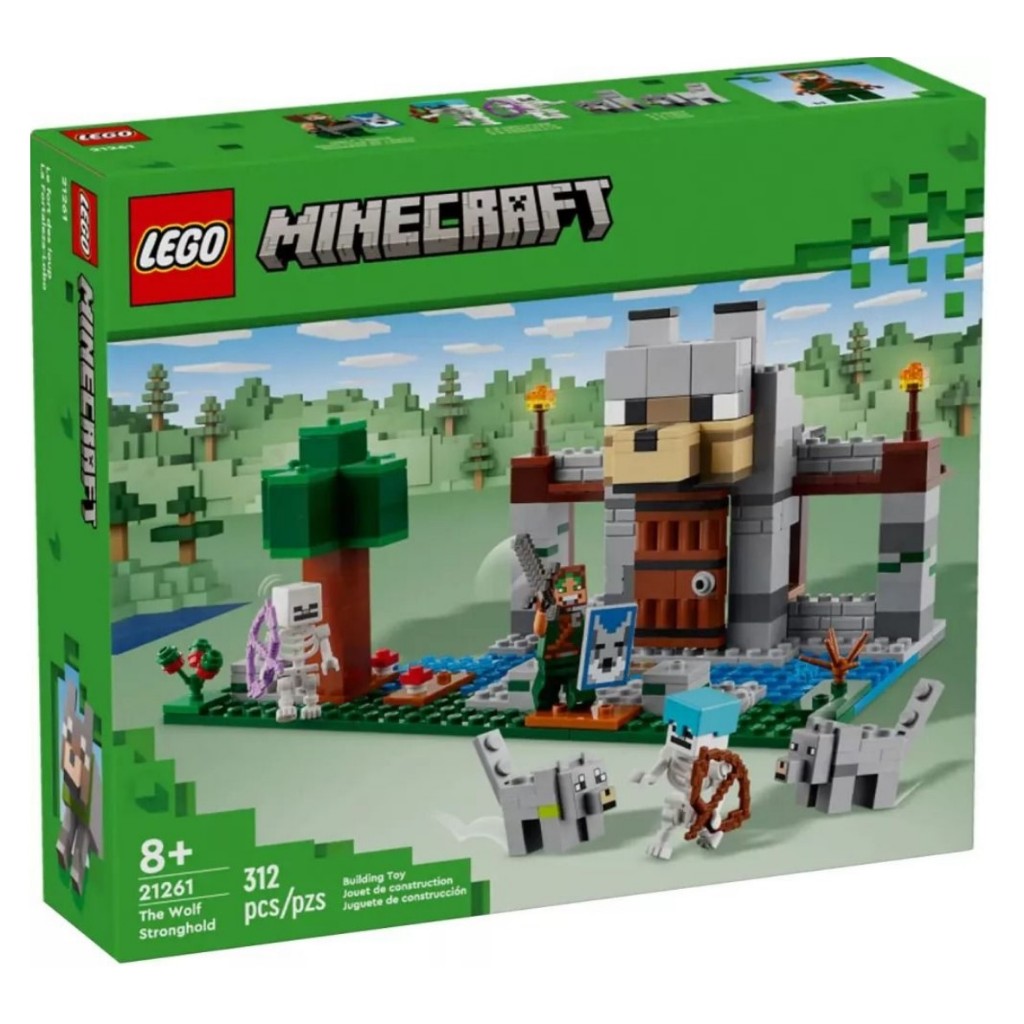 正版樂高 Minecraft系列 LEGO 21261 創世神 Minecraft-狼堡