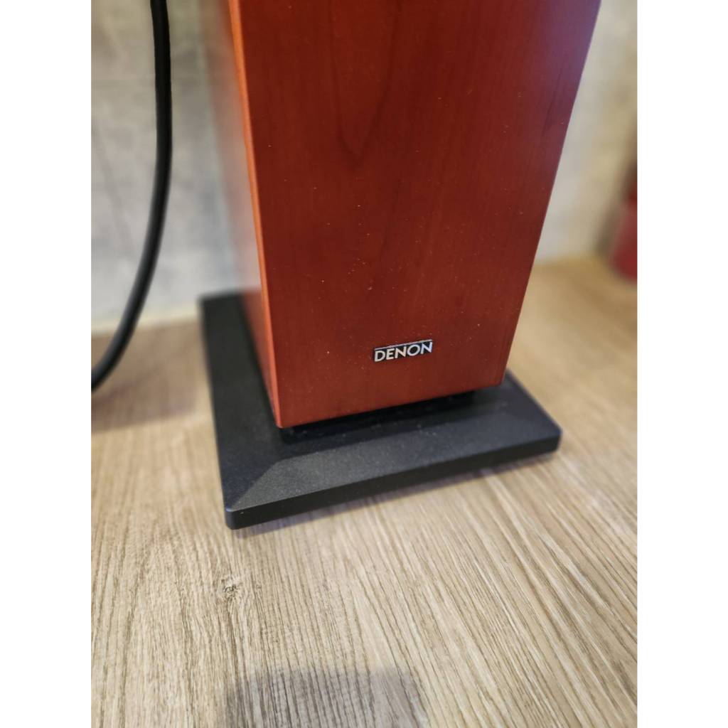 Z【森元電機】DENON SC-T33SG 落地型啦叭 可接B-WI 高低音分離 無傷 二手良品 貴重物品=請自取