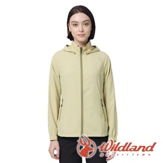 【wildland 荒野】女涼感抗UV輕薄防護外套『月桂樹黃』0B21903