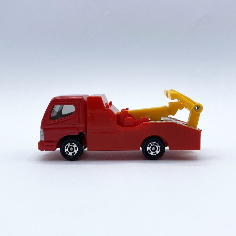 【現貨】TOMICA 多美小汽車 盒玩 標誌系列 三菱 FUSO 紅色 拖車 拖吊車 無盒車 無盒車